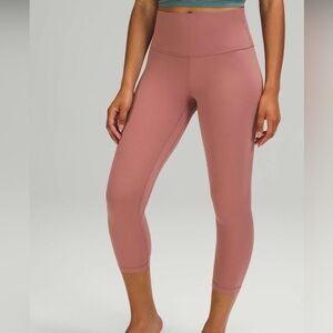 lululemon Align Crop on Spiced Chai Size 10